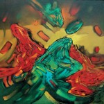 Czerwone - zielone II...100x100 / Red - green II...
