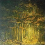 Światło w lesie... 100x100 / Light in forest...