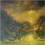 Światło w lesie... 100x100 / Light in forest...