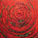 Energia czerwona...  100 x 80 Red energy... 
