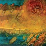 Trzy słońca... tryptyk, 100x50, 100x150, 100x50 / Three suns... triptych