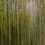 Światło w lesie...80x120